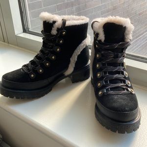 Tory Burch Cooper Shearling Bootie